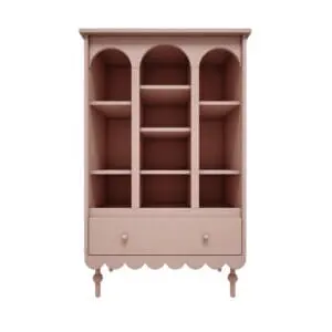 Wood Luck Design - Bookshelf - Babushka - Pink