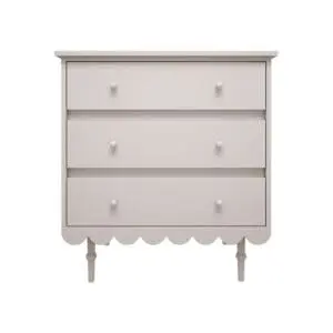 Wood Luck Design - Chest of Three Drawers - Babushka - White