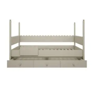 Wood Luck Design - Lower Bunk Bed - Babushka - Olive