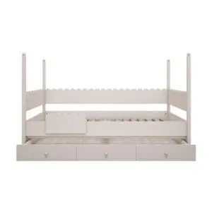 Wood Luck Design - Lower Bunk Bed - Babushka - White