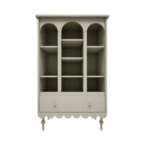 Wood Luck Design - Bookshelf - Babushka - Olive