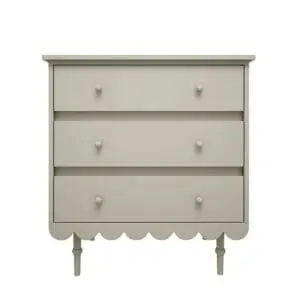 Wood Luck Design - Chest of Three Drawers - Babushka - Olive