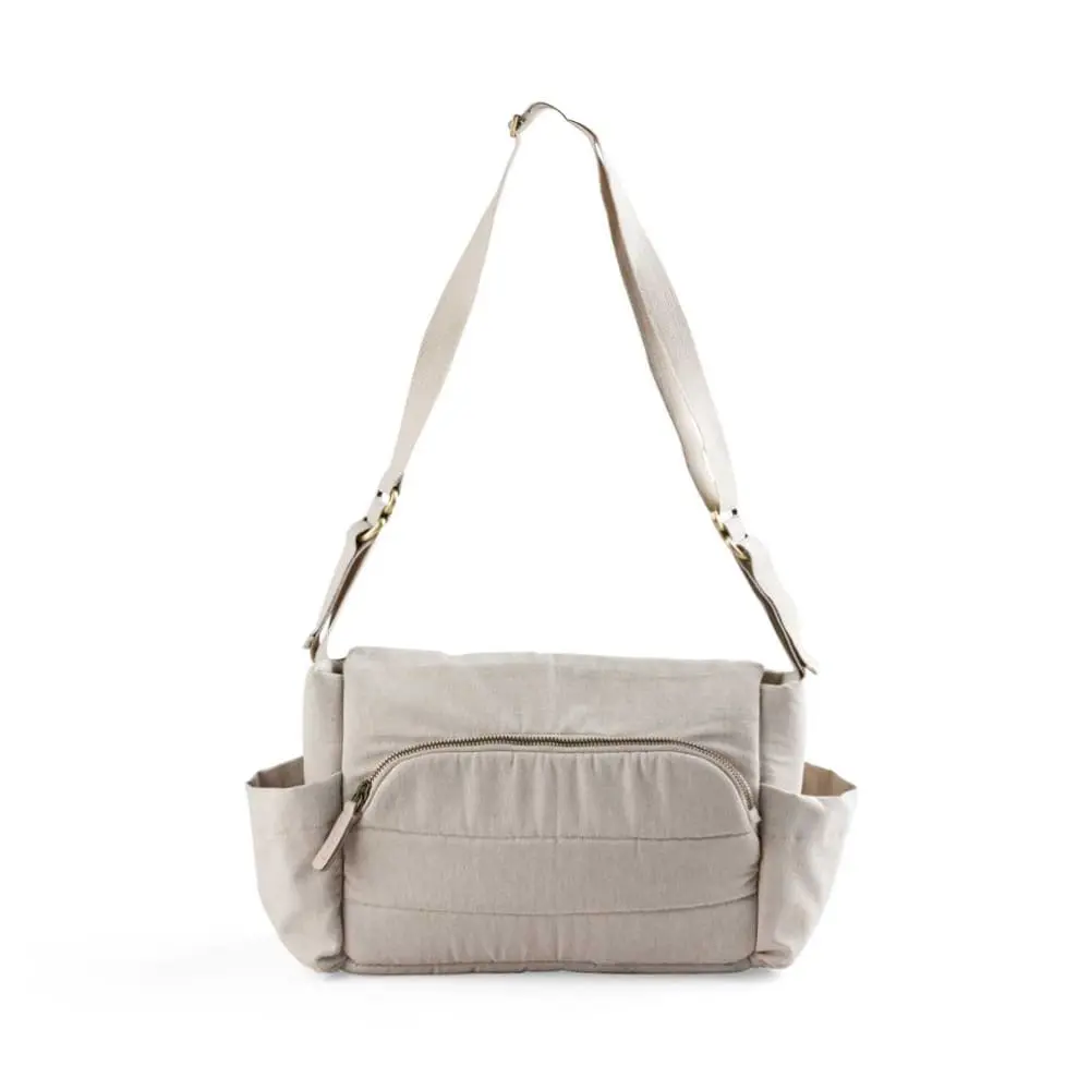 Sebra - On-the-go Mini Diaper Bag - Morning Beige Melange