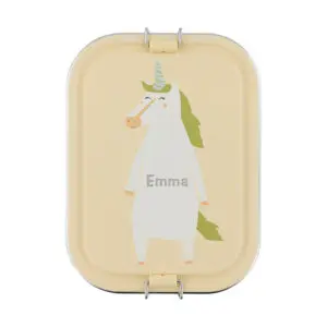 Trixie - Lunch Box - Large - Mrs. Unicorn - with Name