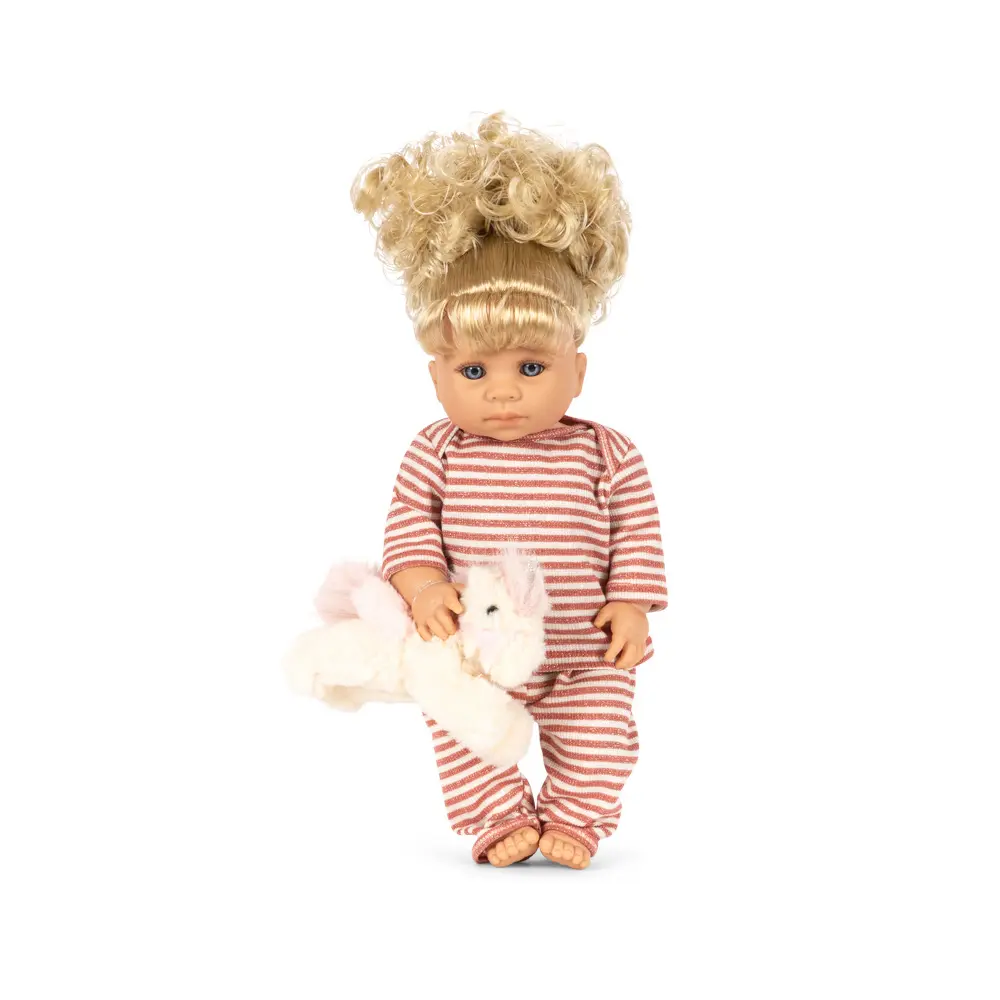 Konges Sløjd - Noemi Unicorn Doll - Rose Cream Stripe