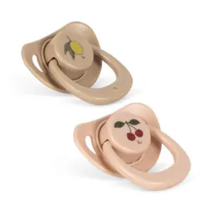 Konges Sløjd - Doll Pacifier 2 Pack - Cherry/Lemon