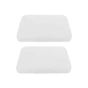 Sebra - Jersey Sheet - 2-Pack Baby 70 × 120 cm - White