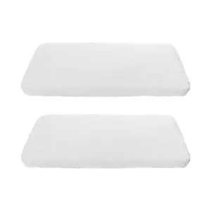 Sebra - Jersey Sheet - 2-Pack Junior 70 × 160 cm - White