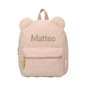 Prêt - Ridge And Row - Rugzak met Oren - Teddy Beige - met Naam