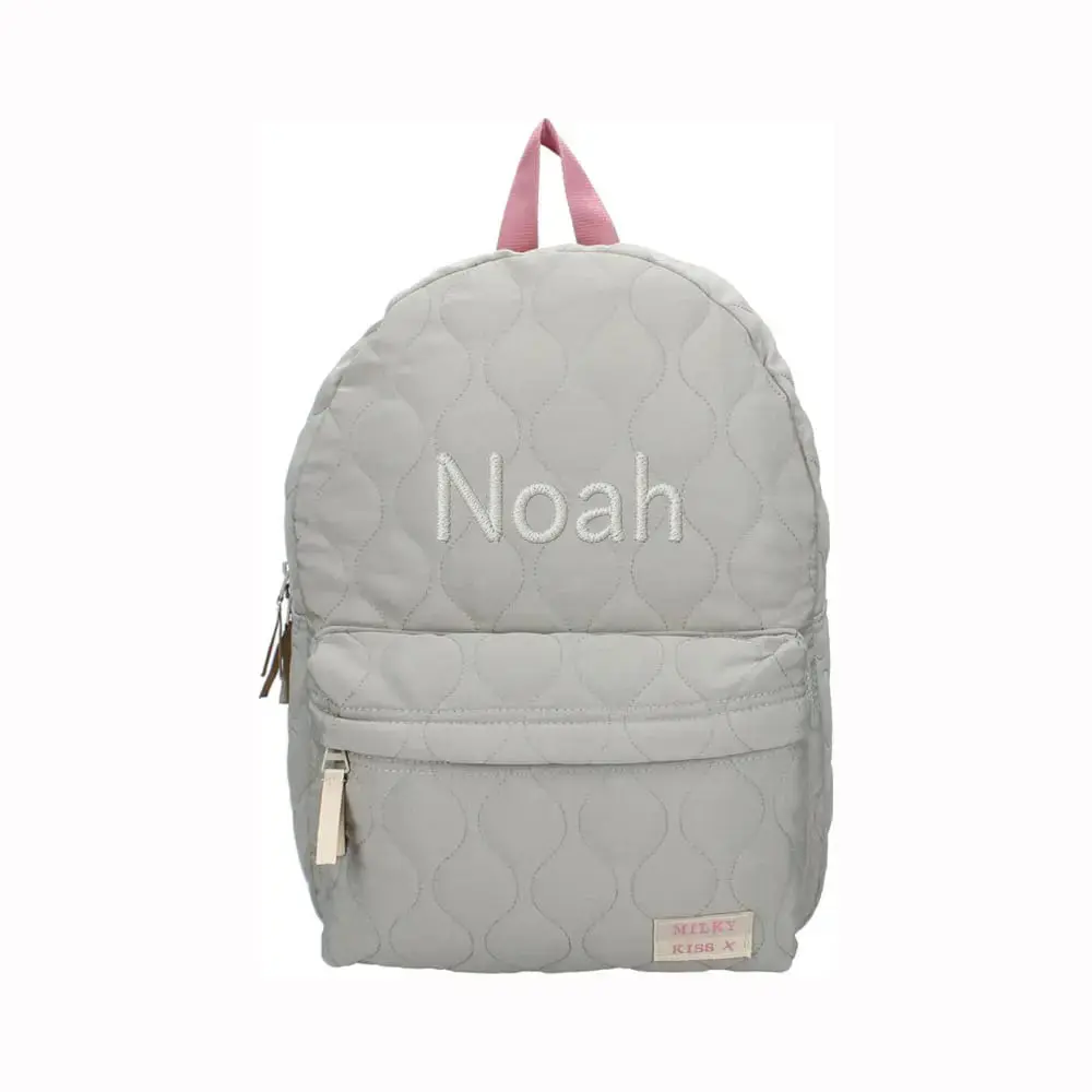 Milky Kiss - Sweet Bliss - Backpack - Quilted Green - with Name