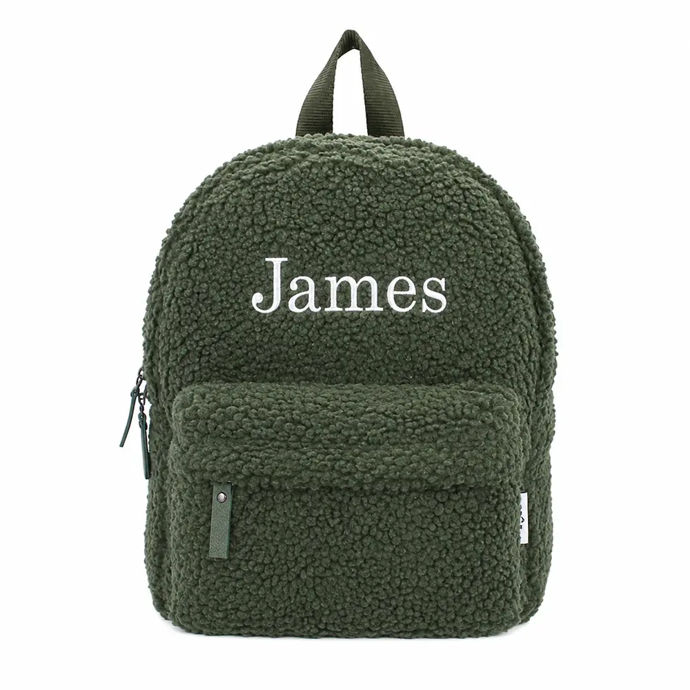 Prêt - Teddy Backpack - Green - with Name