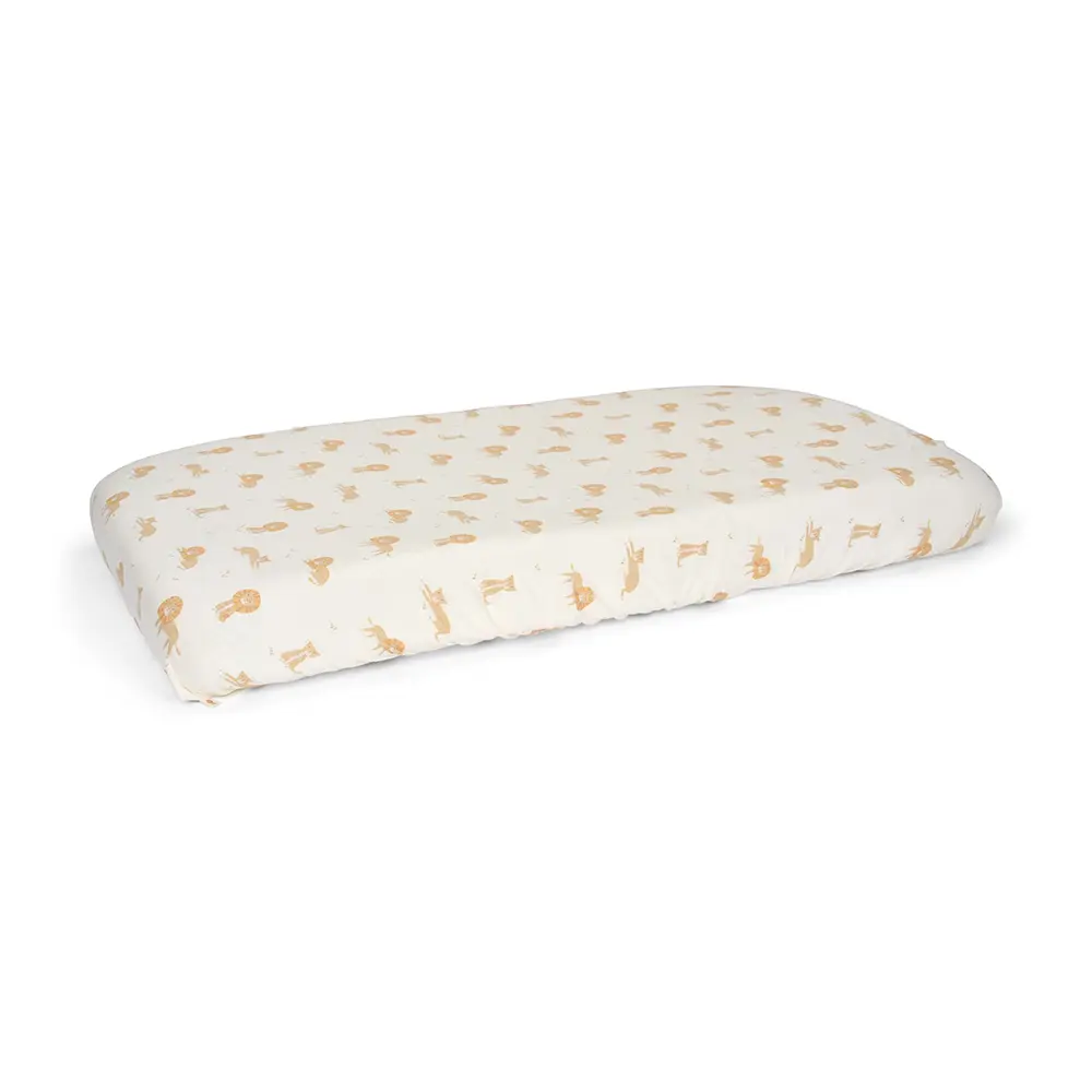 Little Dutch - Cradle Fitted Sheet - Jersey - Safari Leo 40 X 80 Cm