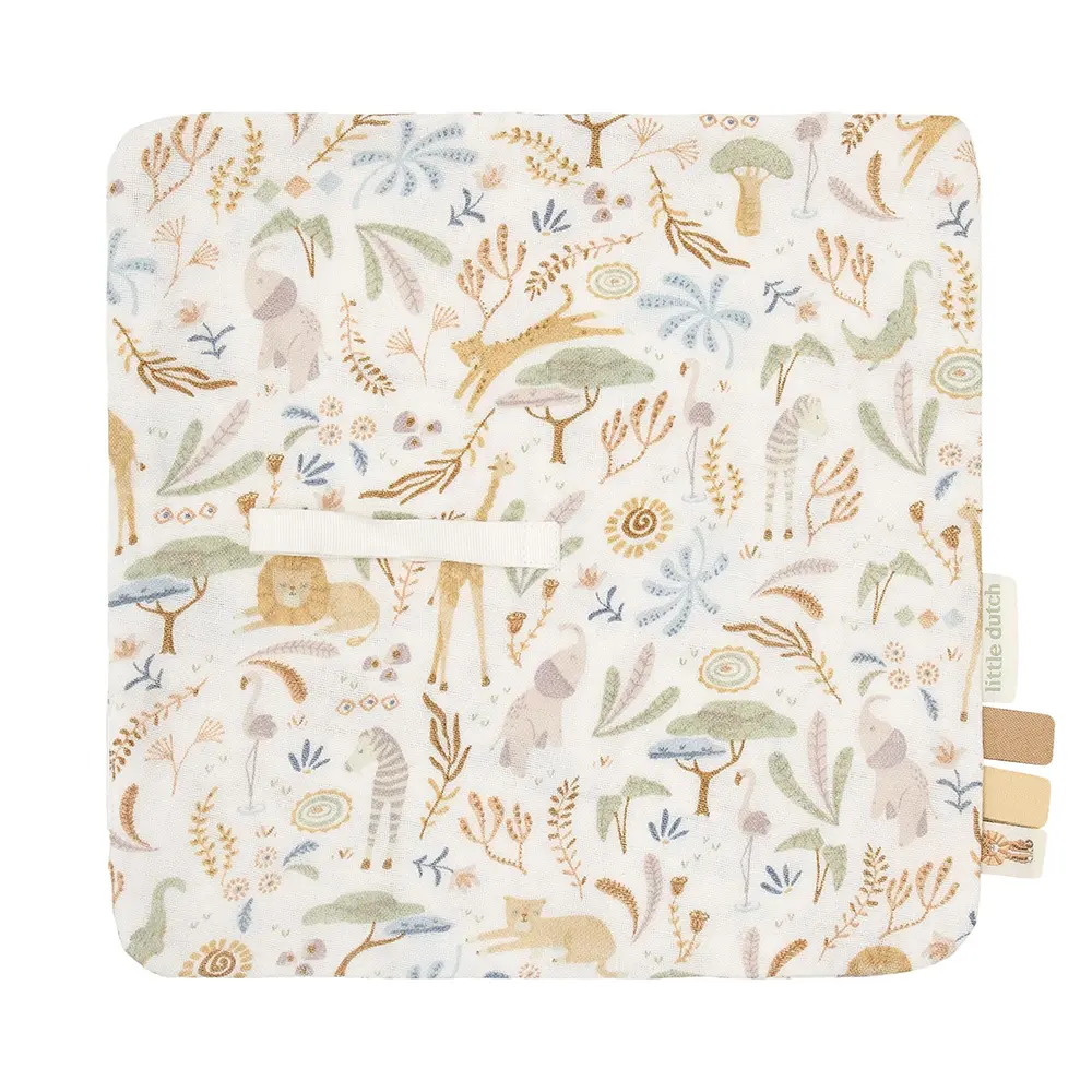 Little Dutch - Schnullertuch - Kuscheltuch - Safari Wonders
