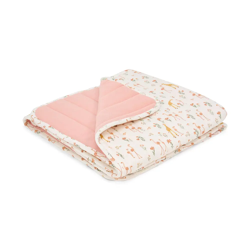 Little Dutch - Babybettdecke - Soft - Rosa Blooming Safari