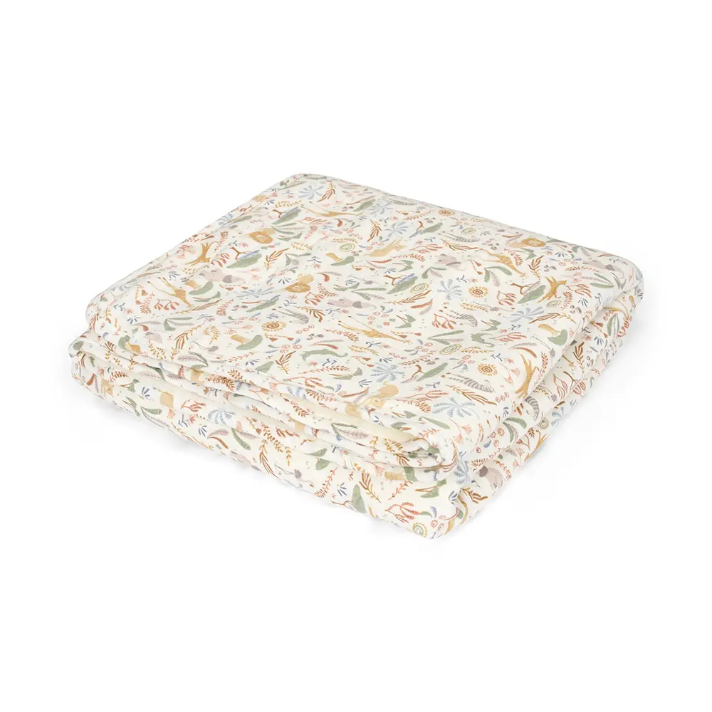 Little Dutch - Ledikantdeken - Fleece - Safari Wonders