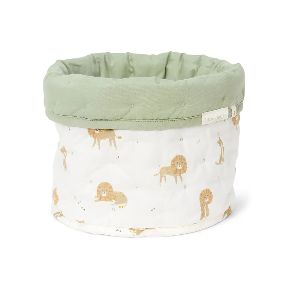 Little Dutch - Storage Basket - Small - Safari Leo Green 20 X 15 Cm