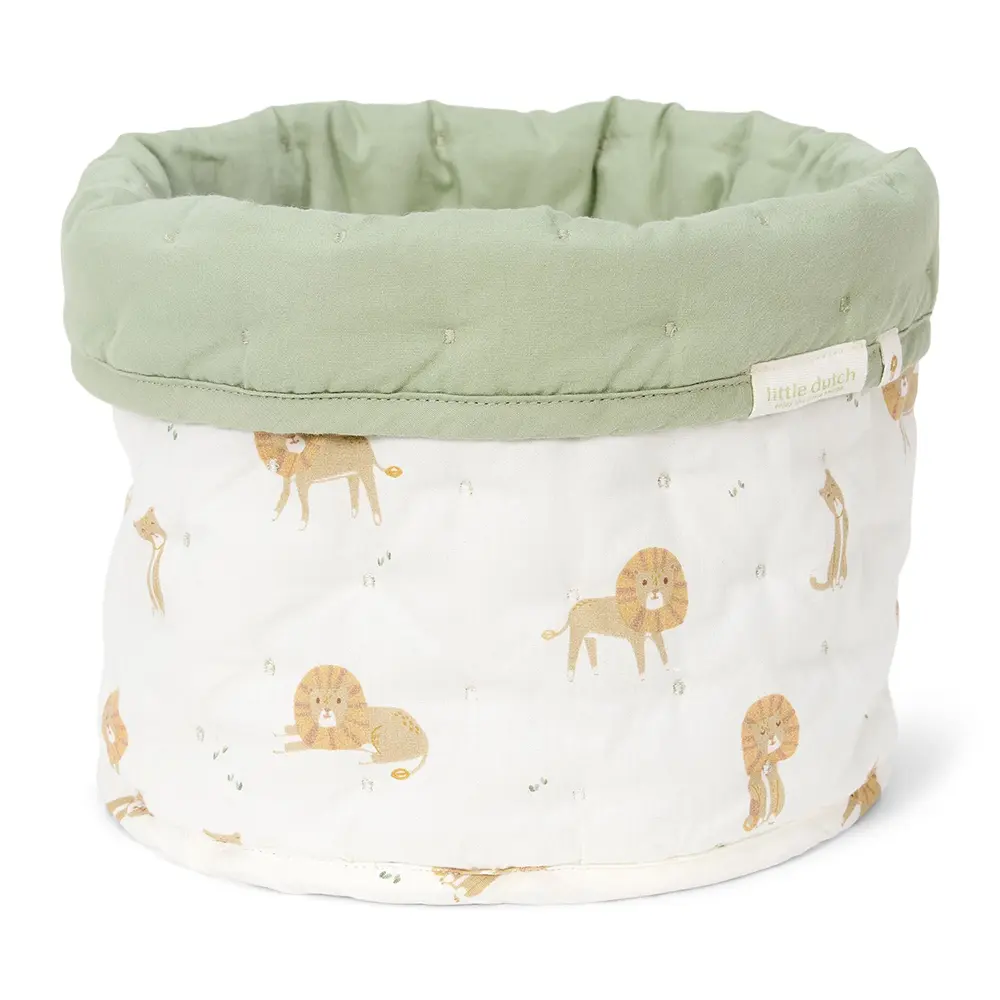 Little Dutch - Storage Basket - Large - Safari Leo Green