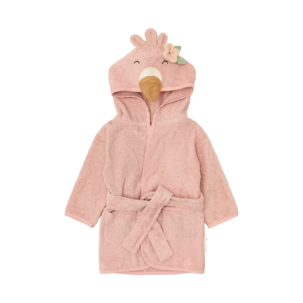 Little Dutch - Bademantel - Flamingo - Rosa 98/104