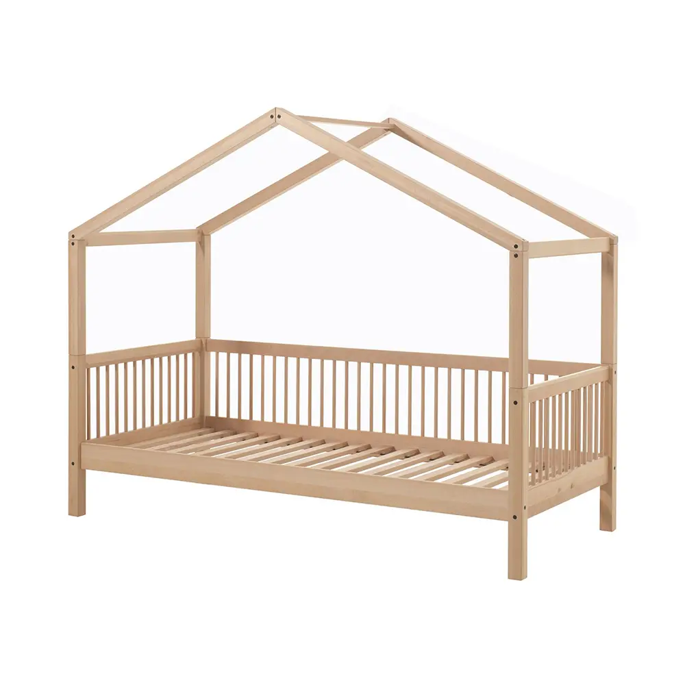 Vipack - Forrest - House Bed - Natural Beech - 90 x 200 cm