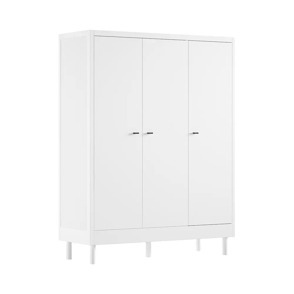Jaxx - Forrest - 3-Door Wardrobe - White Beech