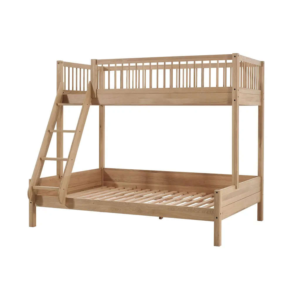 Vipack - Forrest - Family Bunk Bed - Oak - 140 x 200 cm,90 x 200 cm
