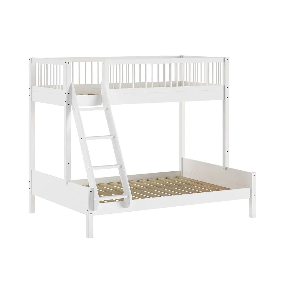 Vipack - Forrest - Family Bunk Bed - White Beech - 90 x 200 cm,140 x 200 cm