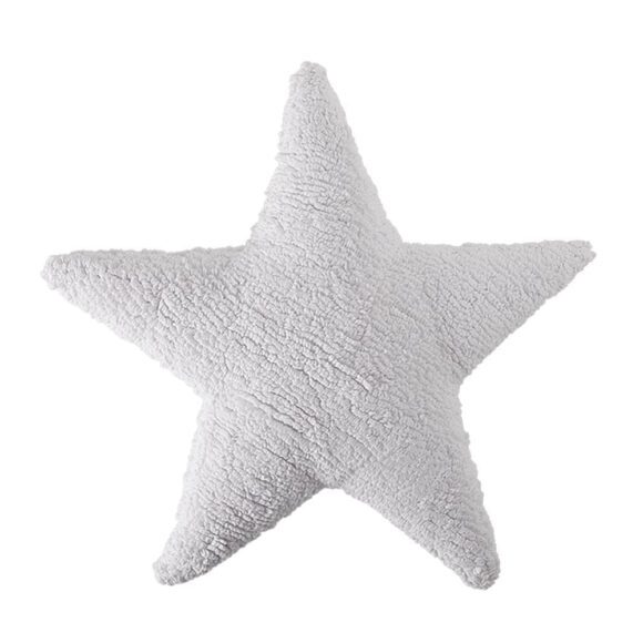 Lorena Canals – Wasbaar Kussen – Star – White – 54 x 54 cm