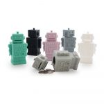 Robot Piggy Bank - Pink