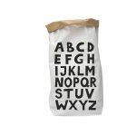 Tellkiddo - Toys Storage Bag, Paper - ABC