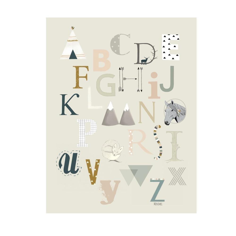 Minimel Sale Abc Poster In Stock Same Day Delivery