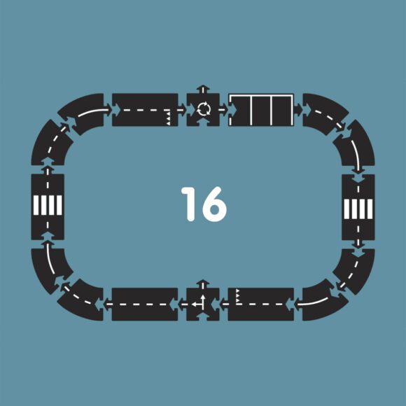 Waytoplay – Flexible Road – Expressway – 16 onderdelen