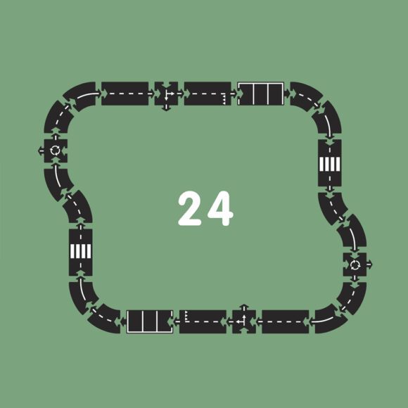 Waytoplay – Flexible Road – Highway – 24 ondurdelen
