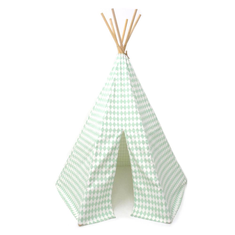 Nobodinoz – Tipi Spielzelt – Arizona – Diamonds Grün