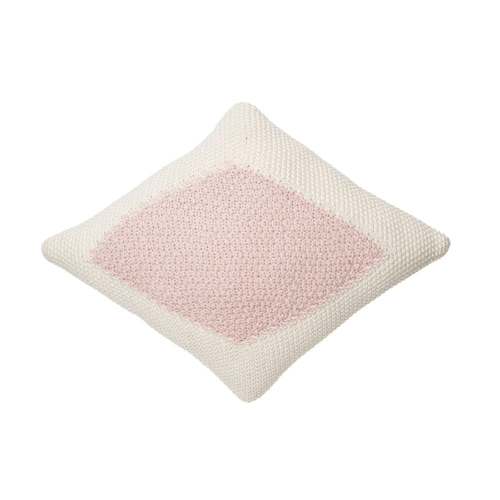 Lorena Canals – Häkelkissen – Candy – Vanilla/Pink – 30 x 40 cm