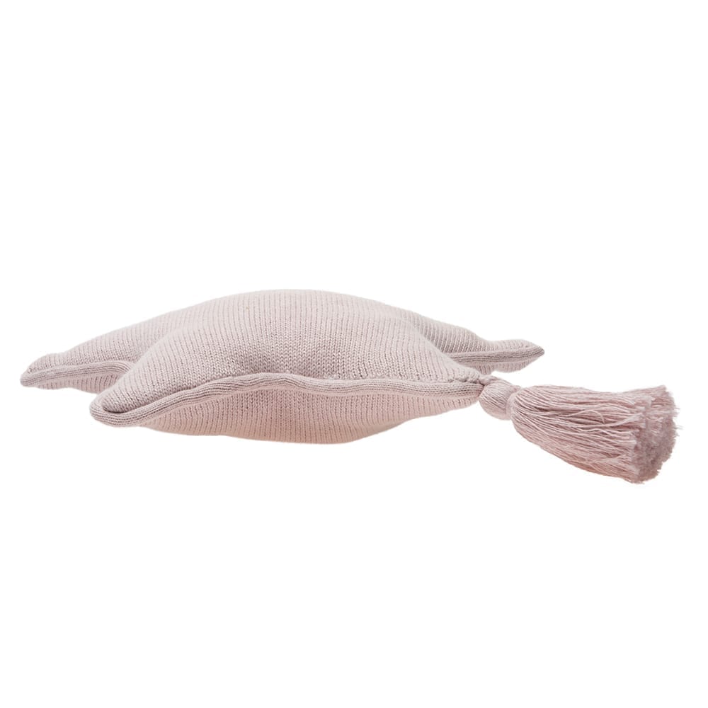 Lorena Canals – Knitted Cushion – Twinkle Star – Pink Pearl – 25 x 25 cm