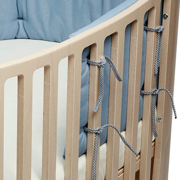 Leander – Bumper for Classic Baby Cot – Dusty Blue