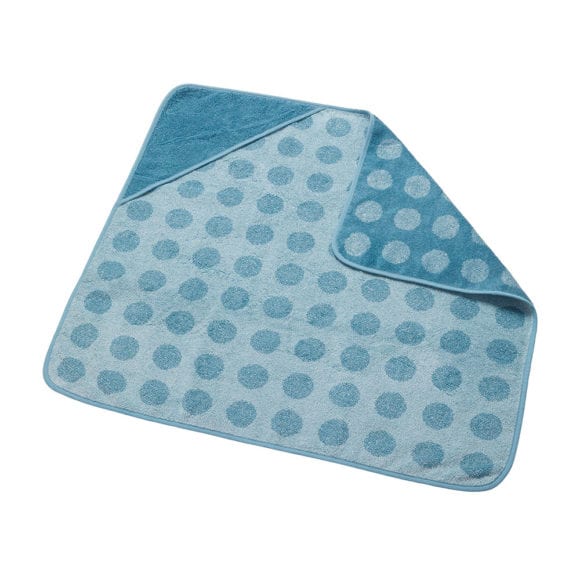 Leander – Badhandoek met Capuchon – Hoodie – MATTY – Dusty Blue
