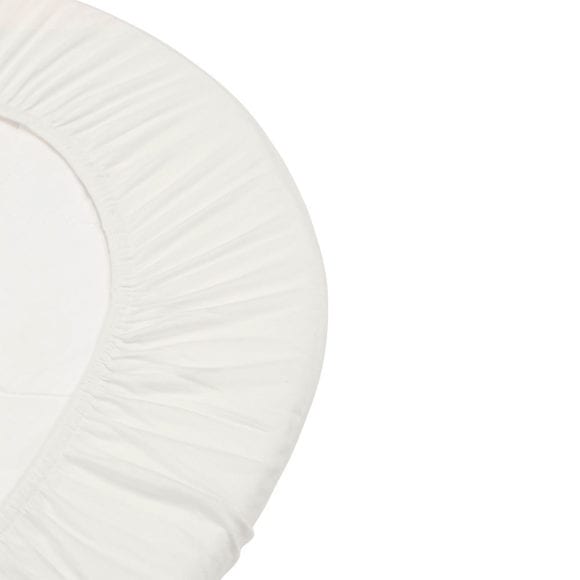 Leander – Hoeslaken voor Junior Bed, Organic – Snow (2st.) 70×140 cm