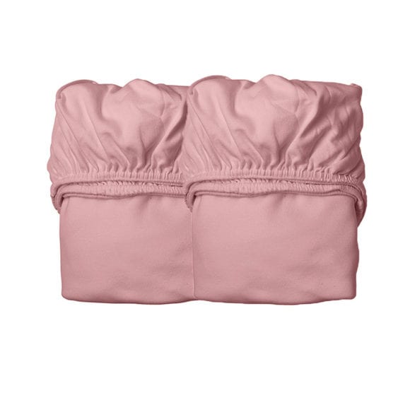 Leander – Hoeslaken voor Babybed, Organic – Dusty Rose (2st.) 60 x 120 cm