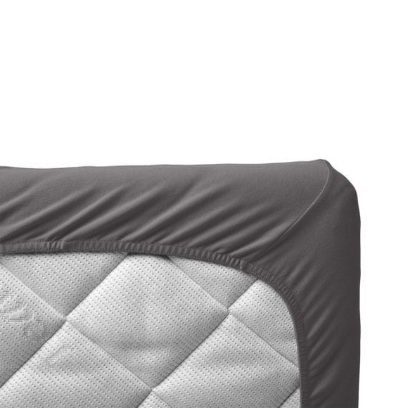 Leander – Hoeslaken voor Babybed, Organic – Cool Grey (2st.) 60 x 120 cm