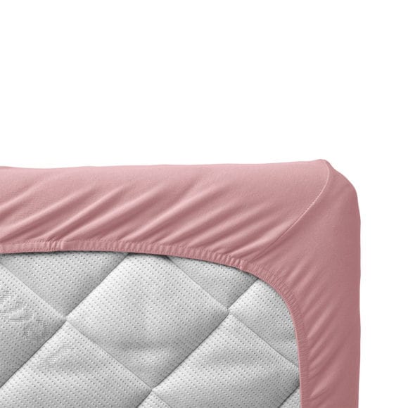 Leander – Hoeslaken voor Babybed, Organic – Dusty Rose (2st.) 60 x 120 cm