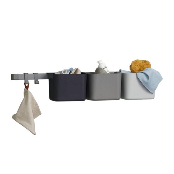 Leander – Organizers 3 Teile + 1 langer Träger – Dusty Grey