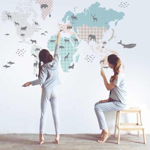 Dekornik – Wallsticker – Map 2 – 165 x 100 cm