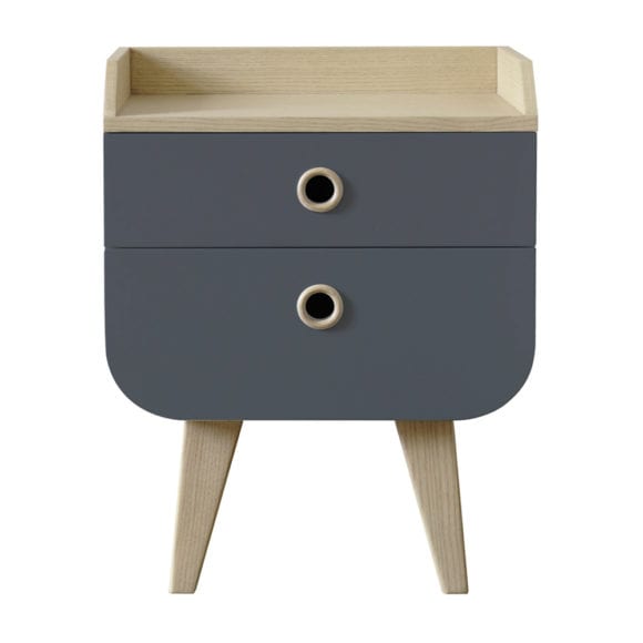 Laurette – Bedside Table Zen – Dark Grey