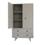 Laurette Wardrobe Toi & Moi pale grey
