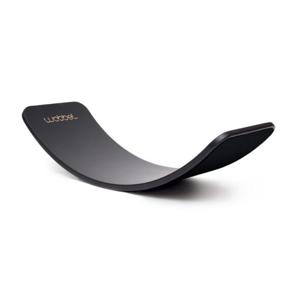 Wobbel – Original – Balance Board – Black Limited Edition – With Felt – 90 x 30 cm