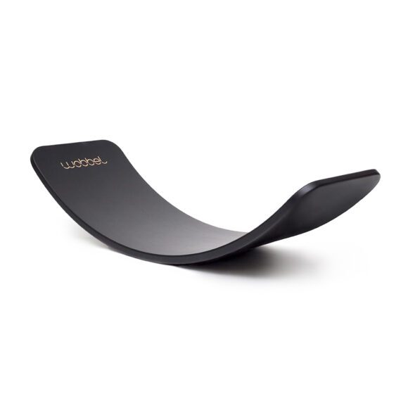 Wobbel – Original – Balance Board – Black Limited Edition – Without Felt – 90 x 30 cm
