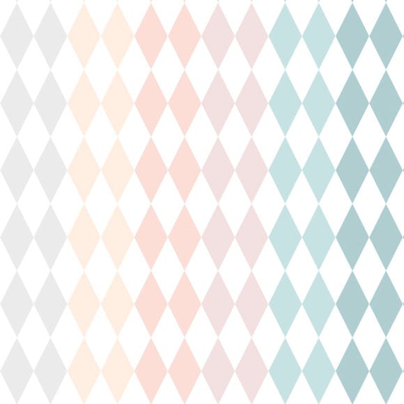 Dekornik – Wallpaper – Rainbow Diamonds – 100 x 280 cm