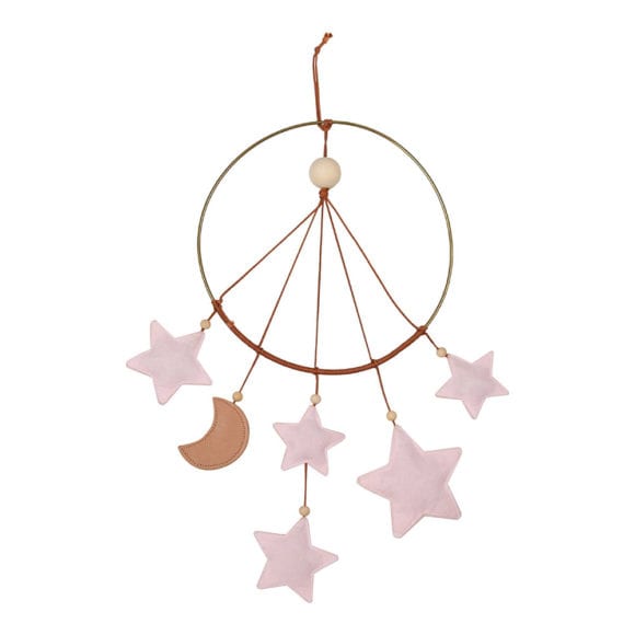 Filibabba – Mobile Dream Catcher – Moon Pink