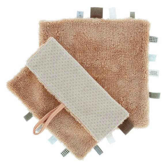 Snoozebaby Amsterdam – Schnullertuch – Sweet Dreaming – Milky Rust (OEKO-TEX)